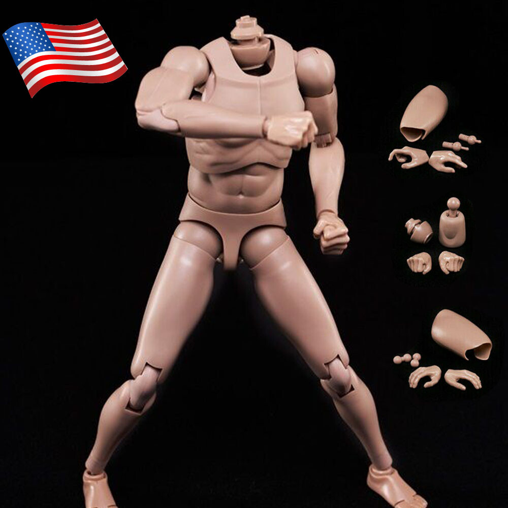 MX02-A 1/6 Standard Shoulder Male Body Suntan Skin Strong Muscle Action Figure