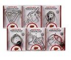 2x Metal Brain Teaser Puzzles  IQ Mind Game Wire Puzzle Set Classic Toy T110