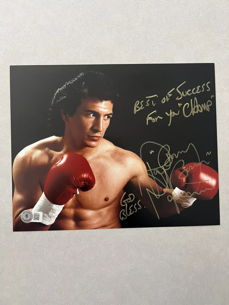 Ray Mancini Autographed Picture - Boom Boom 8x10