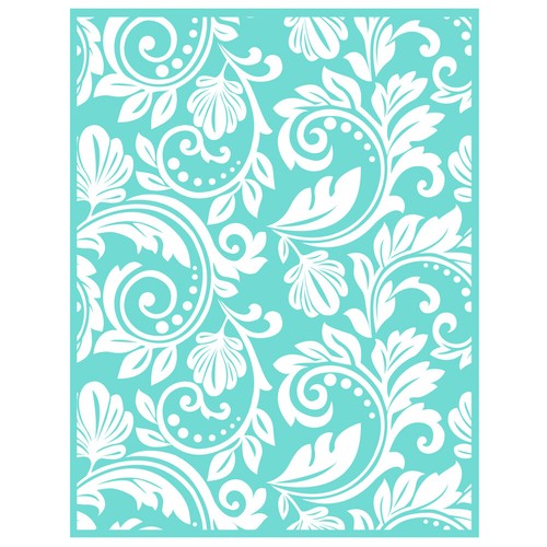 DIY Silk Screen Printing Stencil Floral Adhesive Mesh Transfer Glass Fabric Wood - Picture 2 of 26