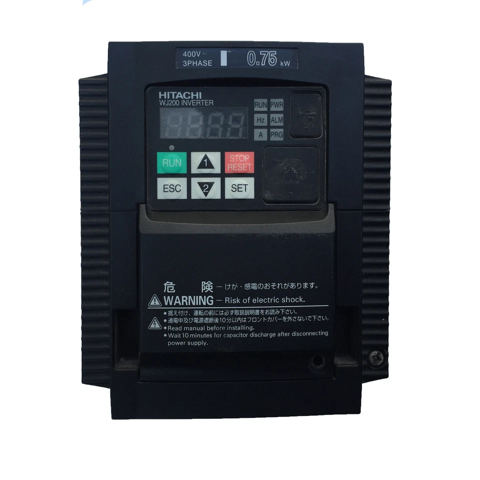 New & Genuine HITACHI WJ200-007HFC-M SJ200 Frequency Converter Inverter 0.75KW - Image 4 of 4