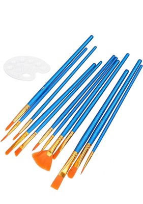 10 Stück Face Painting Pinsel Fine Set Künstler Farbe Zeichnen Pinsel Glitzer Kunst Kit