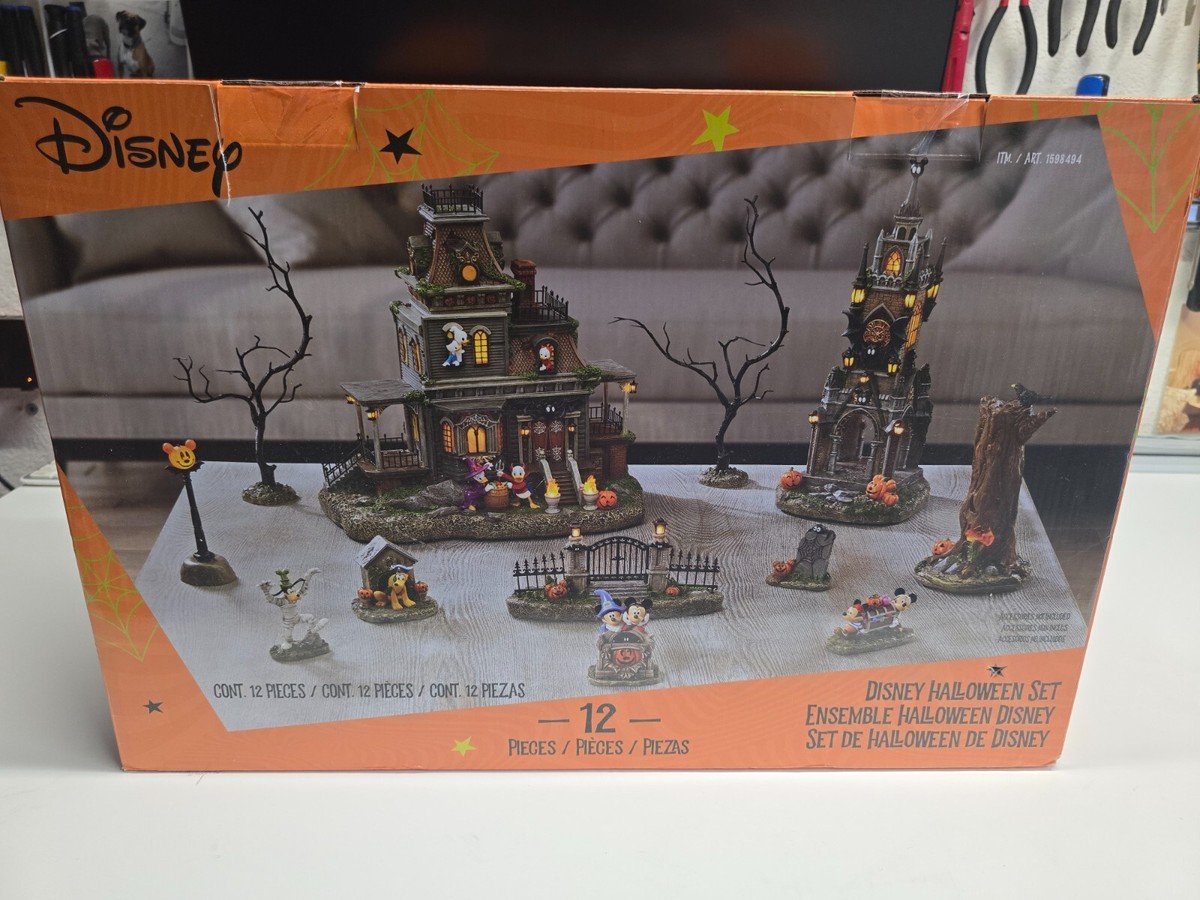 Disney (1598494) 12-Piece Halloween Village Set for sale Disney (1598494) 12-Piece Halloween Village Set for sale