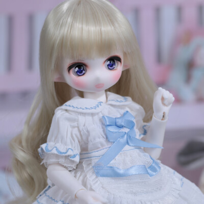 Full Set/Bare Doll 1/6 BJD Resin Jointed Doll Cute Cartoon Girl Face Makeup Gift