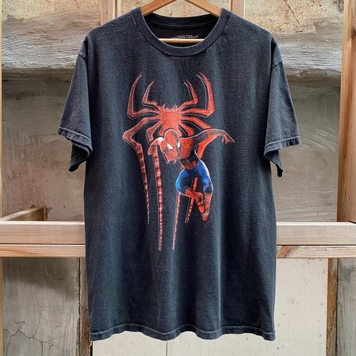 Spiderman Tshirt, Amazing Spider-Man 2 Tee, 2014 Movie Black Graphic T Shirt Men