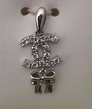 Gorgeous 14K White Gold Nickles pendent