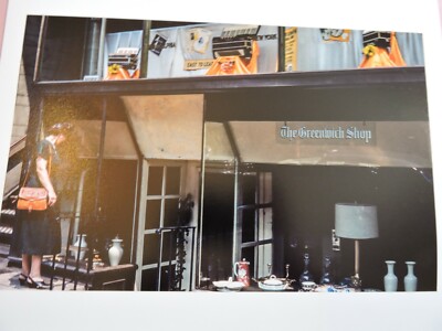 1953 Greenwich Village Antique Shop New York City NYC Color Photo 8x10  Reprint
