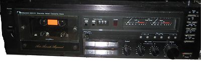 Nakamichi 660ZX　ナカミチ Nakamichi 660ZX 3 head auto azimuth cassette deck fully serviced