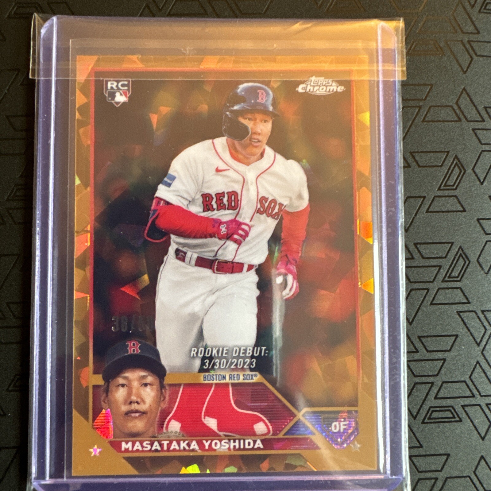 2023 Topps Chrome Update Sapphire Gold /50 Rookie Debut Masataka Yoshida Red Sox