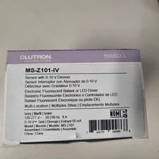 Lutron MS-Z101-IV MAESTRO Occupancy Sensor 0-10V Dimmer Ivory