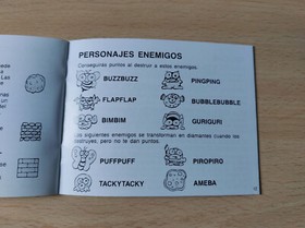 Caja y manual de reemplazo de Boulder Dash NES