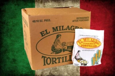 ''Xtra-FRESH'' El Milagro Corn Tortillas  10oz, 24 PACK!
