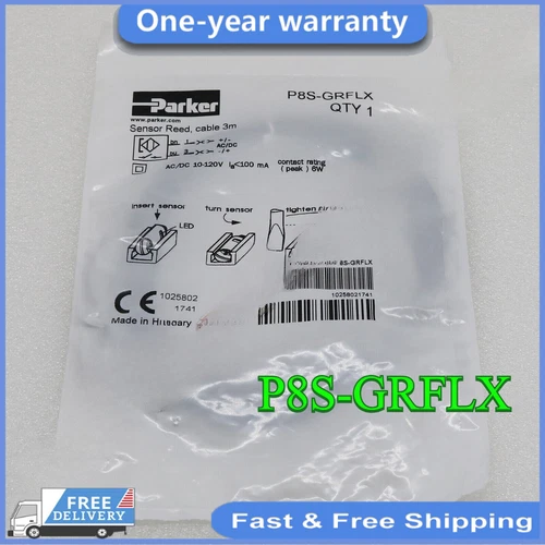 1Pc New Parker P8S-GRFLX sensor solenoid valve Free Shipping P8S-GRFLX