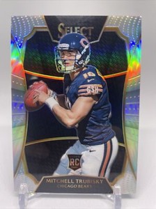 2016 Mitchell Trubisky Select XRC Silver Prizm Rookie #1