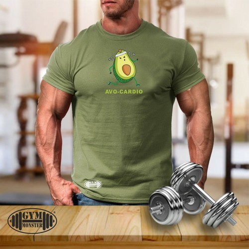Camiseta Avocardio Gimnasio Ropa Culturismo Entrenamiento Entrenamiento Ejercicio Boxeo Top - Imagen 9 de 11