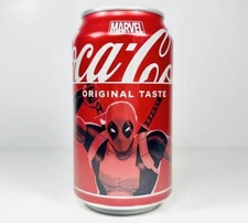 Marvel Coca Cola Deadpool Can UNOPENED - Original