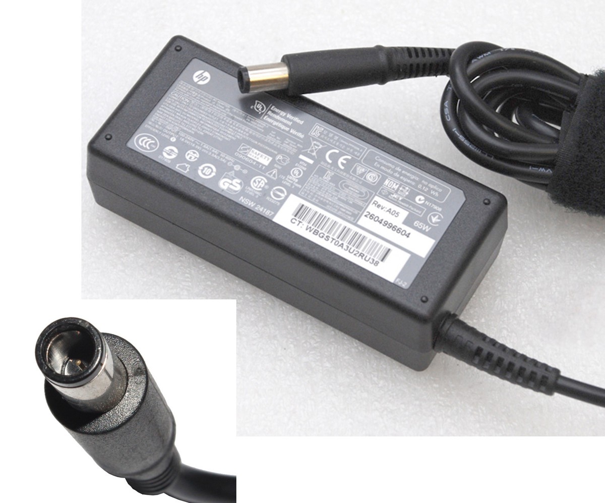 ALIMENTATORE NOTEBOOK HP COMPAQ 65W 18,5V - 3,5A - 4,8*1,7mm