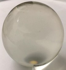 Clear Glass Sphere Meditation Decoration Paperweight Diameter Of 3  