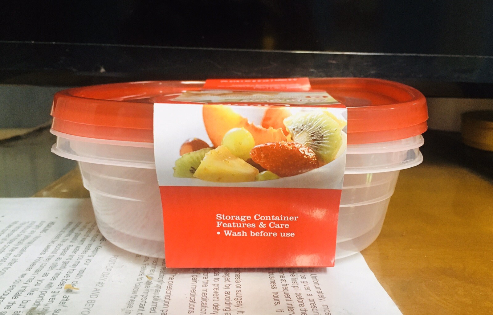 Betty Crocker Plastic Food Saver Storage Containers 2 Packs. Square