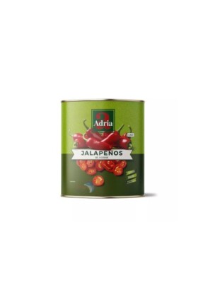 Adria Jalapenos rote Scheiben feurig scharf Jalapenos 2 x 3000g
