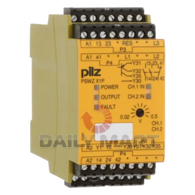 New In Box PILZ  777949 PSWZ X1P 0,5V /24-240VACDC Safety Relay