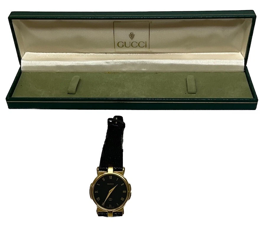 Montre Gucci Quartz Modèle # 3400M Fonctionne Boîte D'origine IG301