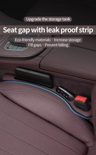 2-pack Car Seat Gap Filler Organizer Black Console Side Pocket Storage Caddy 2-pack Car Seat Gap Filler Organizer Black Console Side Pocket Storage Caddy