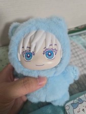 Anime Jujutsu Kaisen Gojo Satoru Plush Doll Stuffed Plushie Keychain Toys 14cm