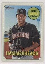 2018 Topps Heritage Minor League Edition Glossy Jorge Guzman #91 0y59
