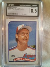 1989 Topps - Randy Johnson #647 (RC) NM/MINT CGC 8.5 !!