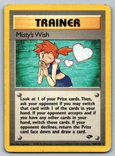 Misty's Wish 108/132 Unlimited Pokemon Unlimited LP Gym Challenge on eBay