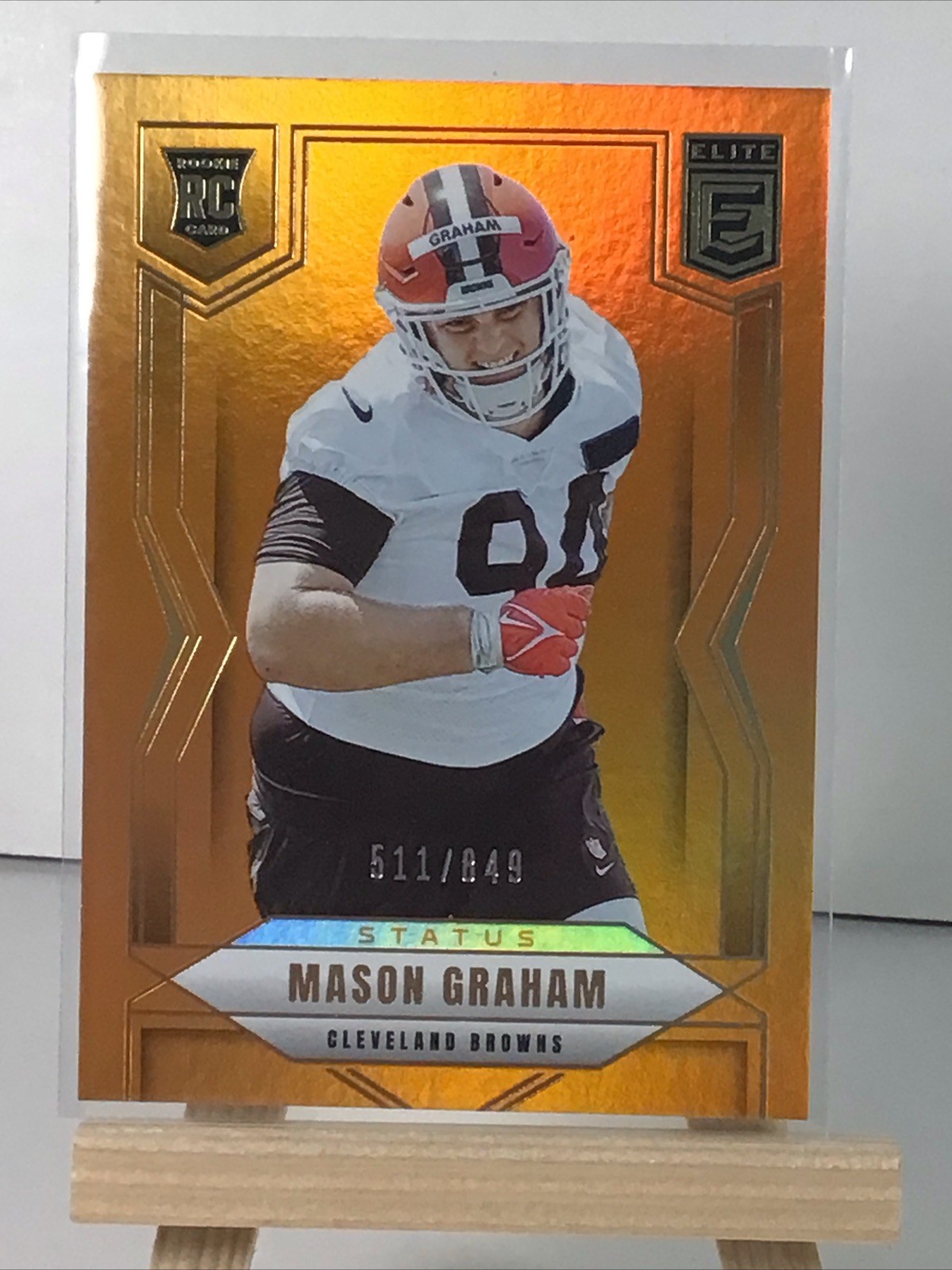 2025 Panini Donruss Elite - Mason Graham #125 Status Metallic Orange /849 (RC)