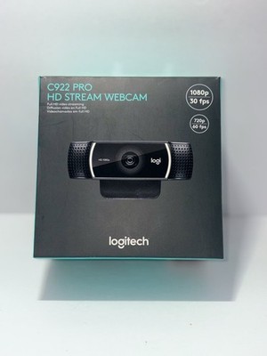 New Open Box Logitech C922 Pro HD Stream 1080p Webcam