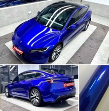 Pet 50ft X 5ft Stretch Glossy Metallic Pearl Car Vinyl Wrap Hood Sticker Blue Us Pet 50ft X 5ft Stretch Glossy Metallic Pearl Car Vinyl Wrap Hood Sticker Blue Us