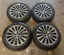 GENUINE OEM SEAT IBIZA 16” 5x100 ALLOY WHEELS + TYRES POLO FABIA