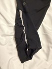 lululemon athletica Women's Capri Leggings 8 Black/Green Stretch Zip Pocket Logo — photo 4