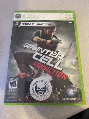 XBox 360 Tom Clancy's Splinter Cell Conviction game ( free shipping to Canada  )