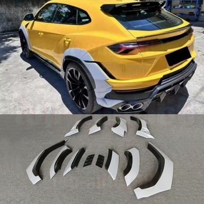Plastics Unpainted &Carbon Wheel Eyebrow Cover For Lamborghini Urus S 2023-2024 
