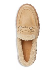 1320 Gucci Women's Suede Horsebit Loafers Merino wool Size 37.5