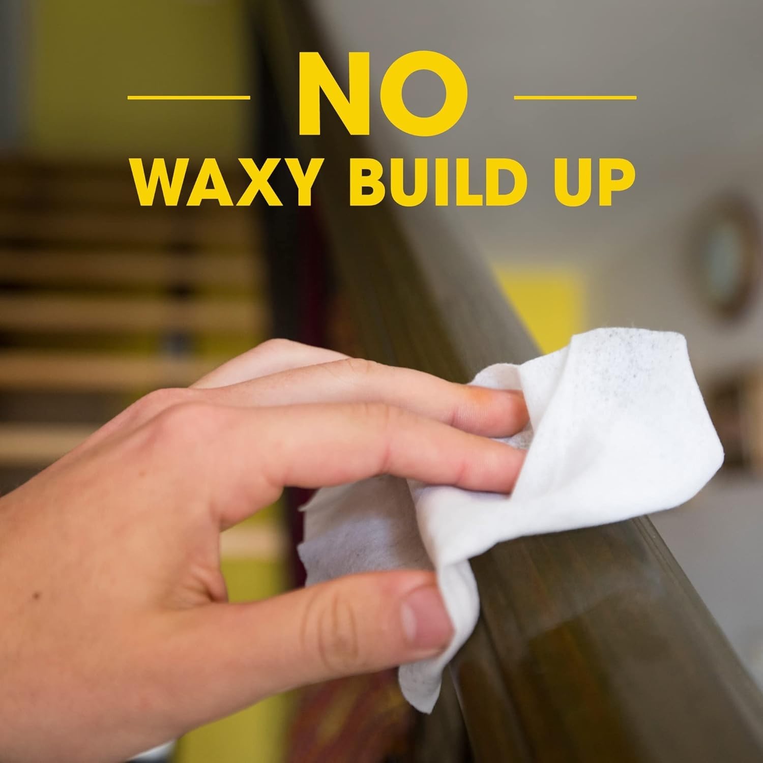 Pledge Expert Care Wood Wipes, Shines and Protects, Removes Fingerprints, Lemon