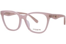 Coach HC6256U 5863 Eyeglasses Women's Milky Pink Full Rim Square Shape 51mm