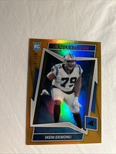 2022 ROOKIES STARS ORANGE Parallel 138 /175 ROOKIE IKEM EKWONU PANTHERS Sharp