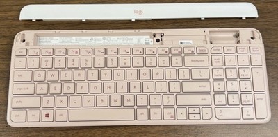 Logitech K470 Pink Wireless Bluetooth Keyboard   Open Box   Brand New with Dongl