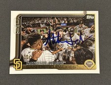 Alek Jacob Signed Autographed 2025 Topps Series 1 San Diego Padres Team Card