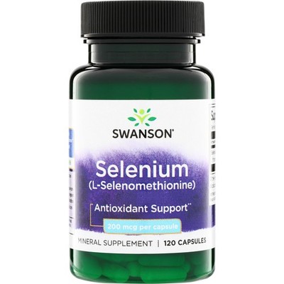 Swanson Selenium 200 Mcg 120 Capsules