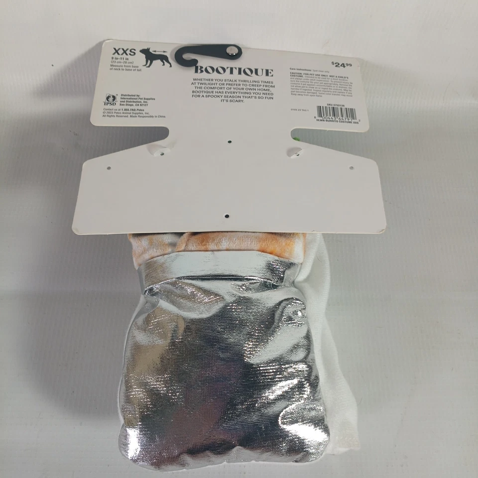 Disfraz Burrito Mascota Gato Perro Talla XXS Halloween Foto 3 de 4