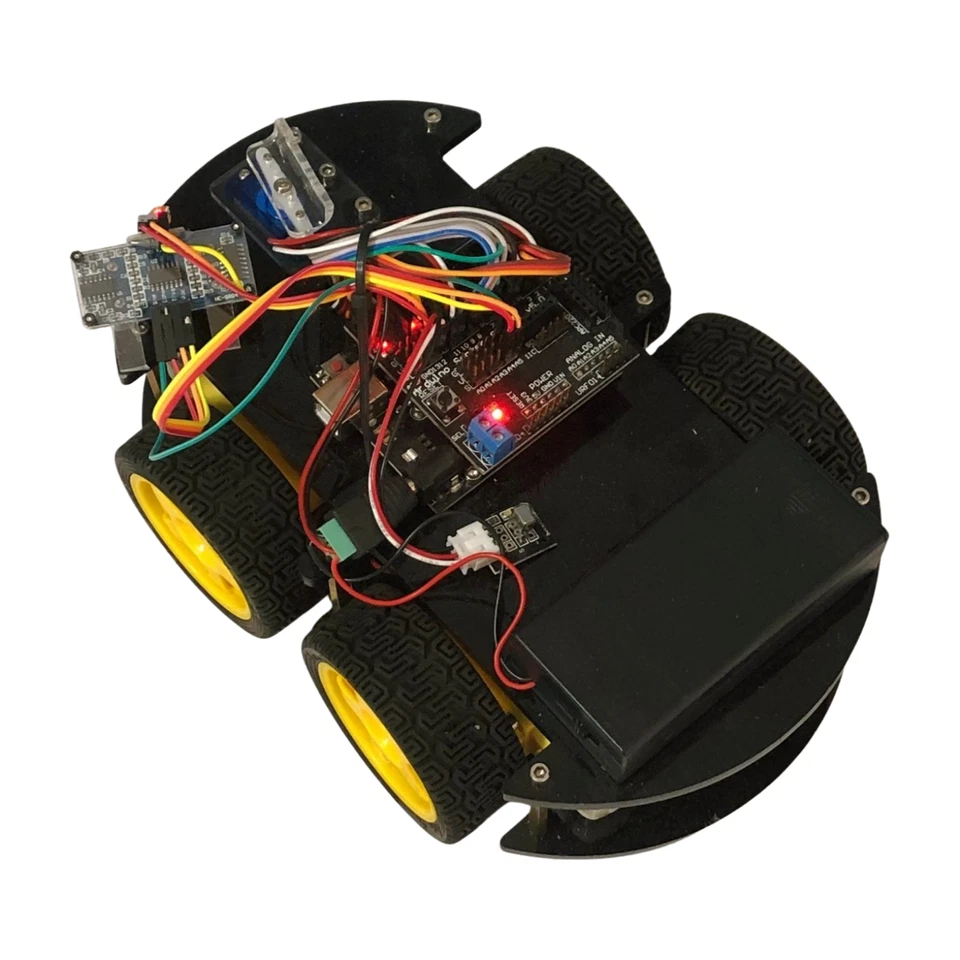 Smart Car Robot 4Wd Programmable DIY Starter Kit for Arduino For Uno R3 Electron - Image 2 of 4