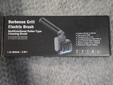 Electric Grill Brush for Outdoor, Electric Grill Cleaner with 2 Heads, 3-Speed