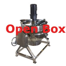 Open Box Jacketed Kettle w/Stirrer 13.2Gallon 220V 3Phase Commercial Cooking Pot