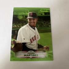 2025 Topps Stadium Club - Pedro Martinez #85 Lime Green Foil